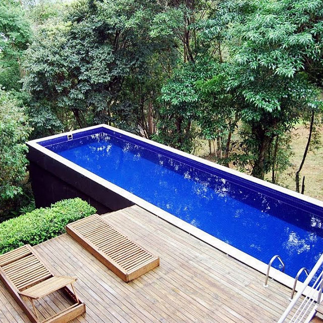 piscine container exemple